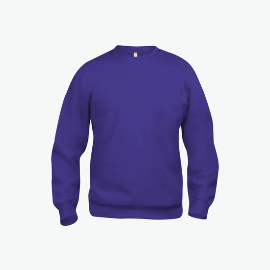 Clique Basic Roundneck - Helder Lila Sweater Clique XS