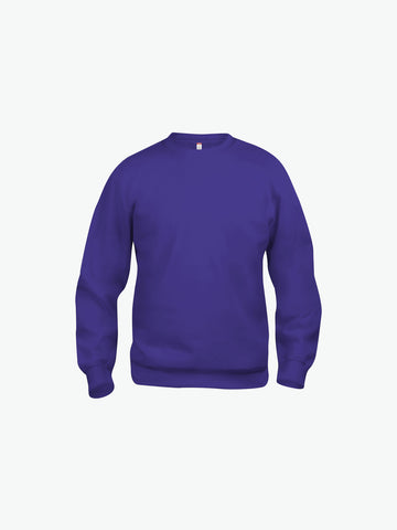 Clique Basic Roundneck - Helder Lila Sweater Clique XS
