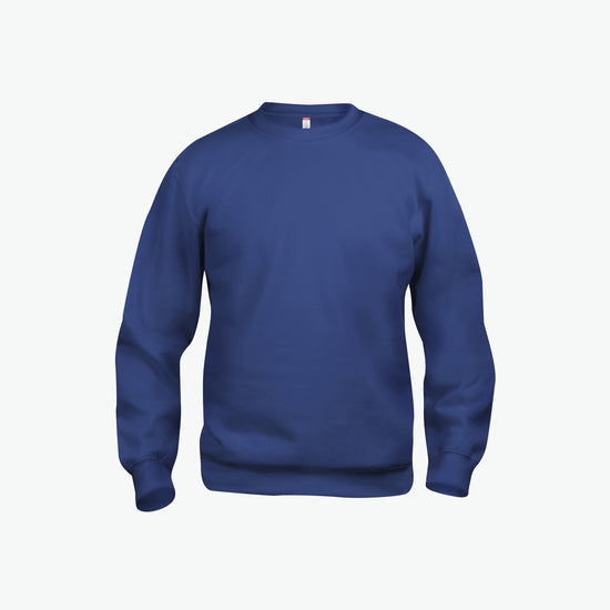 Clique Basic Roundneck - Blauw Sweater Clique XS