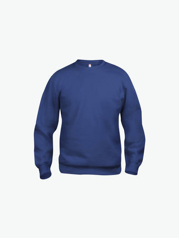 Clique Basic Roundneck - Blauw Sweater Clique XS