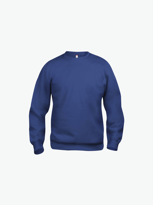 Clique Basic Roundneck - Blauw Sweater Clique XS