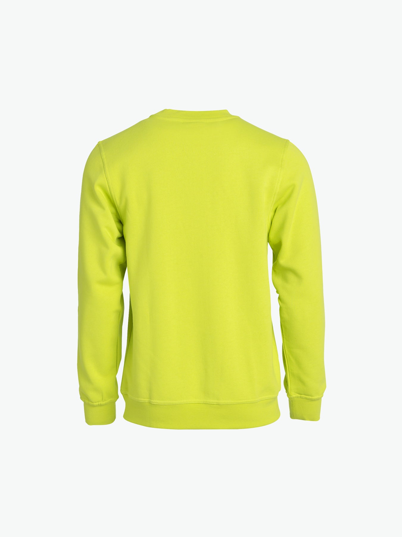 Clique Basic Roundneck - Signaalgroen Sweater Clique