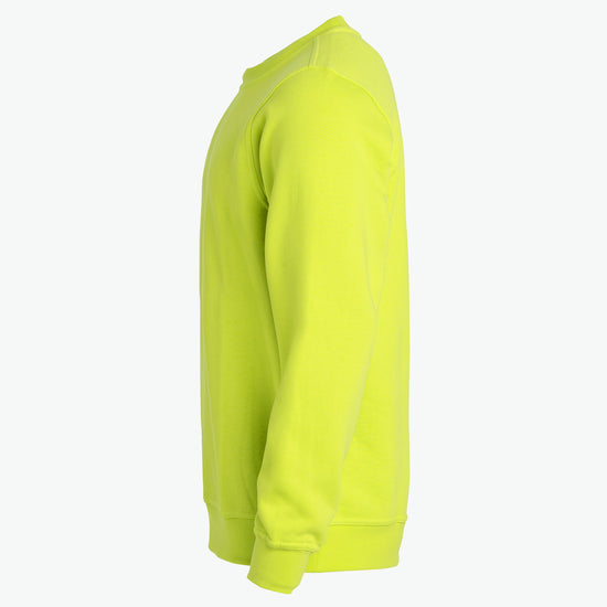 Clique Basic Roundneck - Signaalgroen Sweater Clique