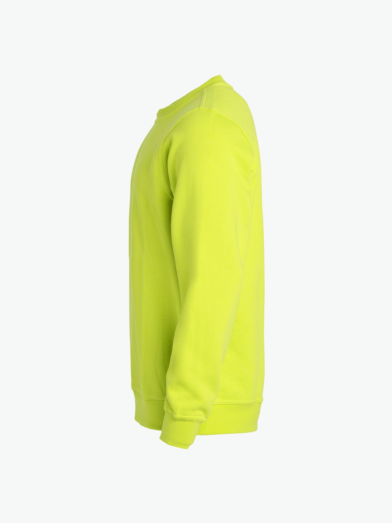 Clique Basic Roundneck - Signaalgroen Sweater Clique
