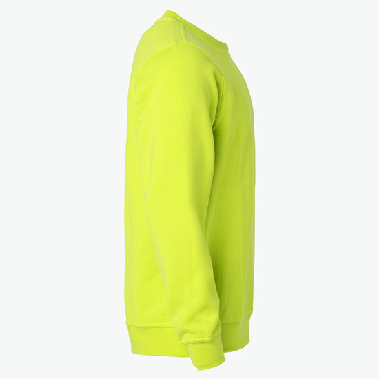 Clique Basic Roundneck - Signaalgroen Sweater Clique