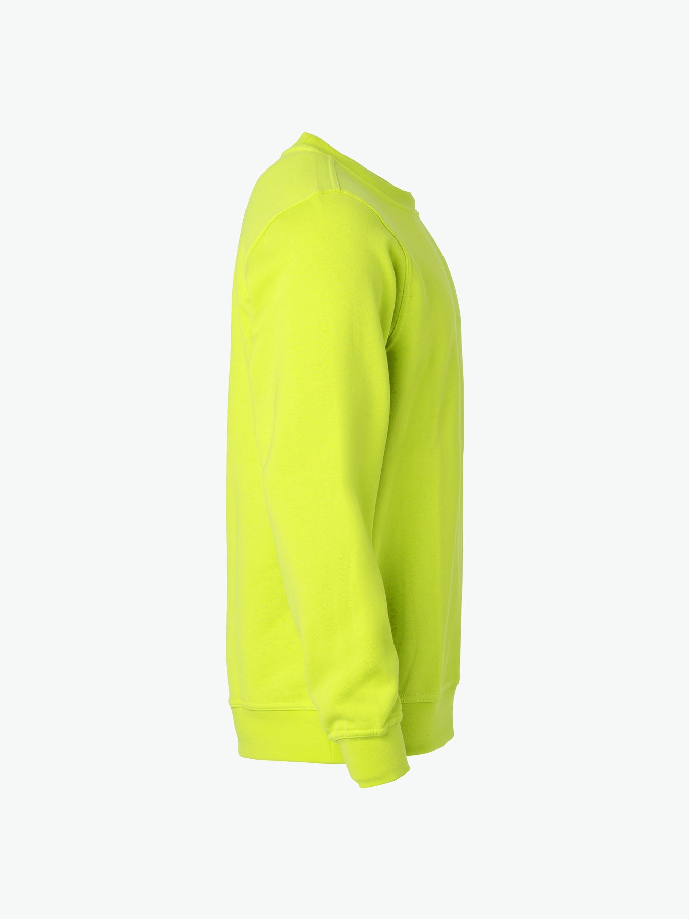 Clique Basic Roundneck - Signaalgroen Sweater Clique
