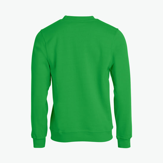 Clique Basic Roundneck - Appelgroen Sweater Clique