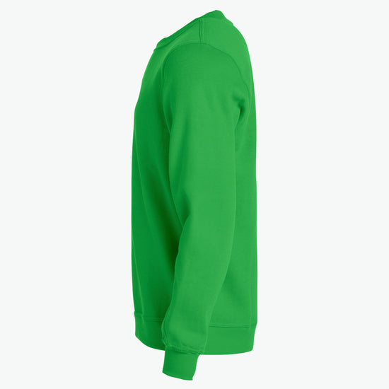 Clique Basic Roundneck - Appelgroen Sweater Clique