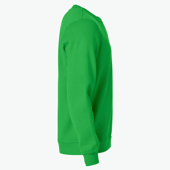 Clique Basic Roundneck - Appelgroen Sweater Clique