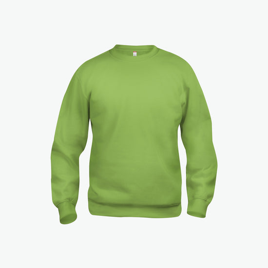 Clique Basic Roundneck - Lichtgroen Sweater Clique XS