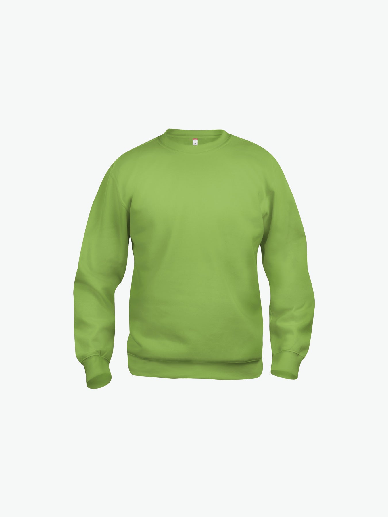 Clique Basic Roundneck - Lichtgroen Sweater Clique XS