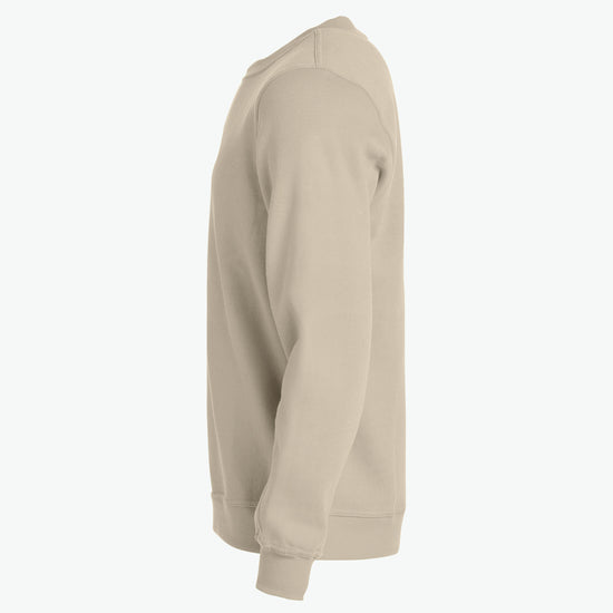 Clique Basic Roundneck - Licht Khaki Sweater Clique