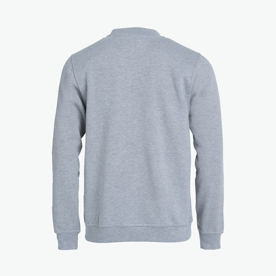 Clique Basic Roundneck - Grijsmelange Sweater Clique
