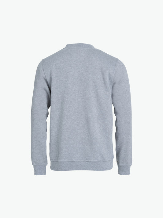 Clique Basic Roundneck - Grijsmelange Sweater Clique