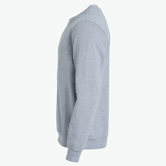 Clique Basic Roundneck - Grijsmelange Sweater Clique