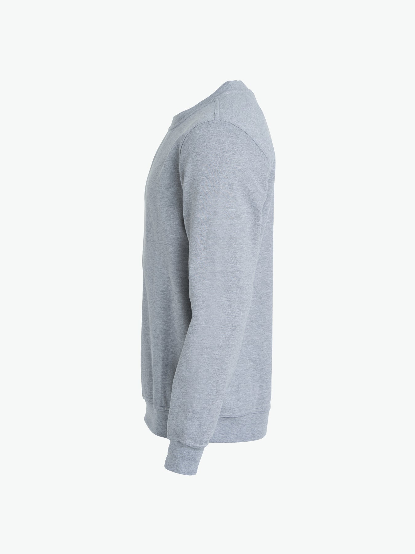 Clique Basic Roundneck - Grijsmelange Sweater Clique