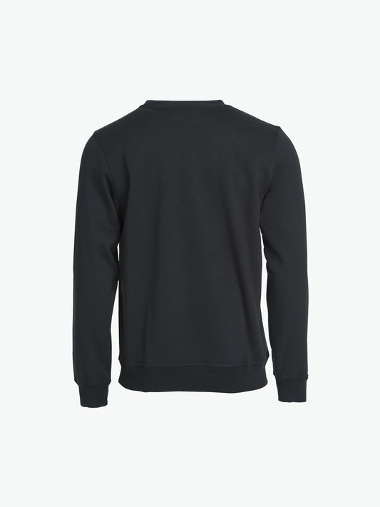 Clique Basic Roundneck - Zwart Sweater Clique