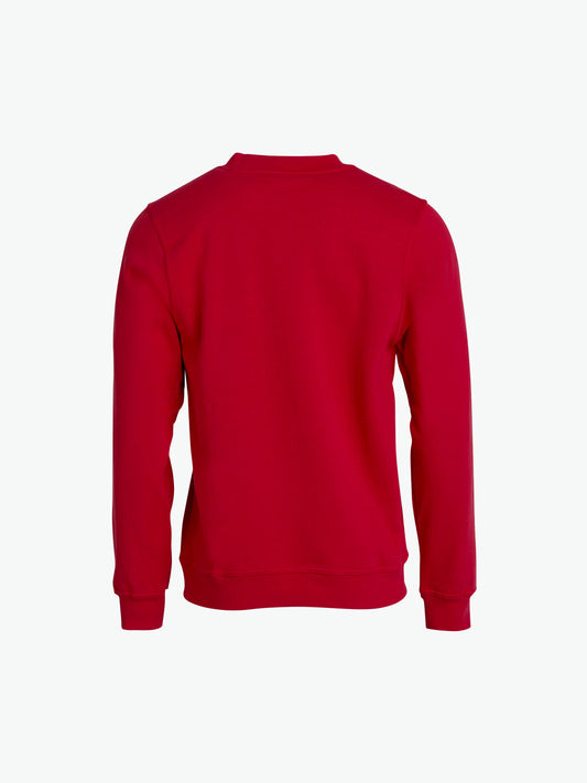 Clique Basic Roundneck - Rood Sweater Clique