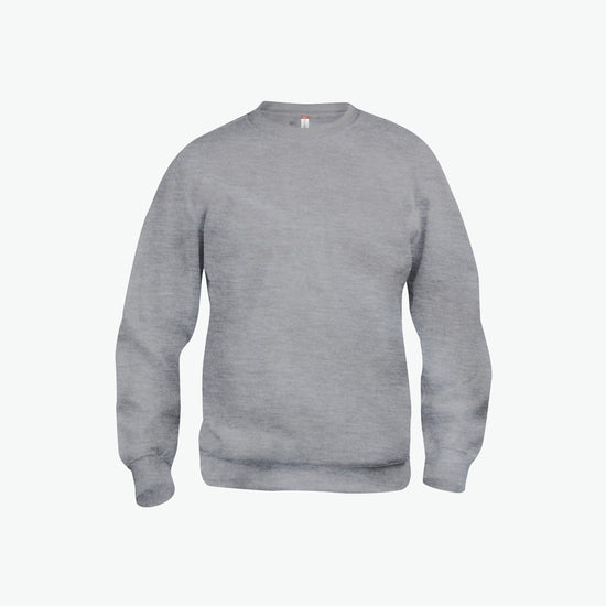 Clique Basic Roundneck - Grijsmelange Sweater Clique XS