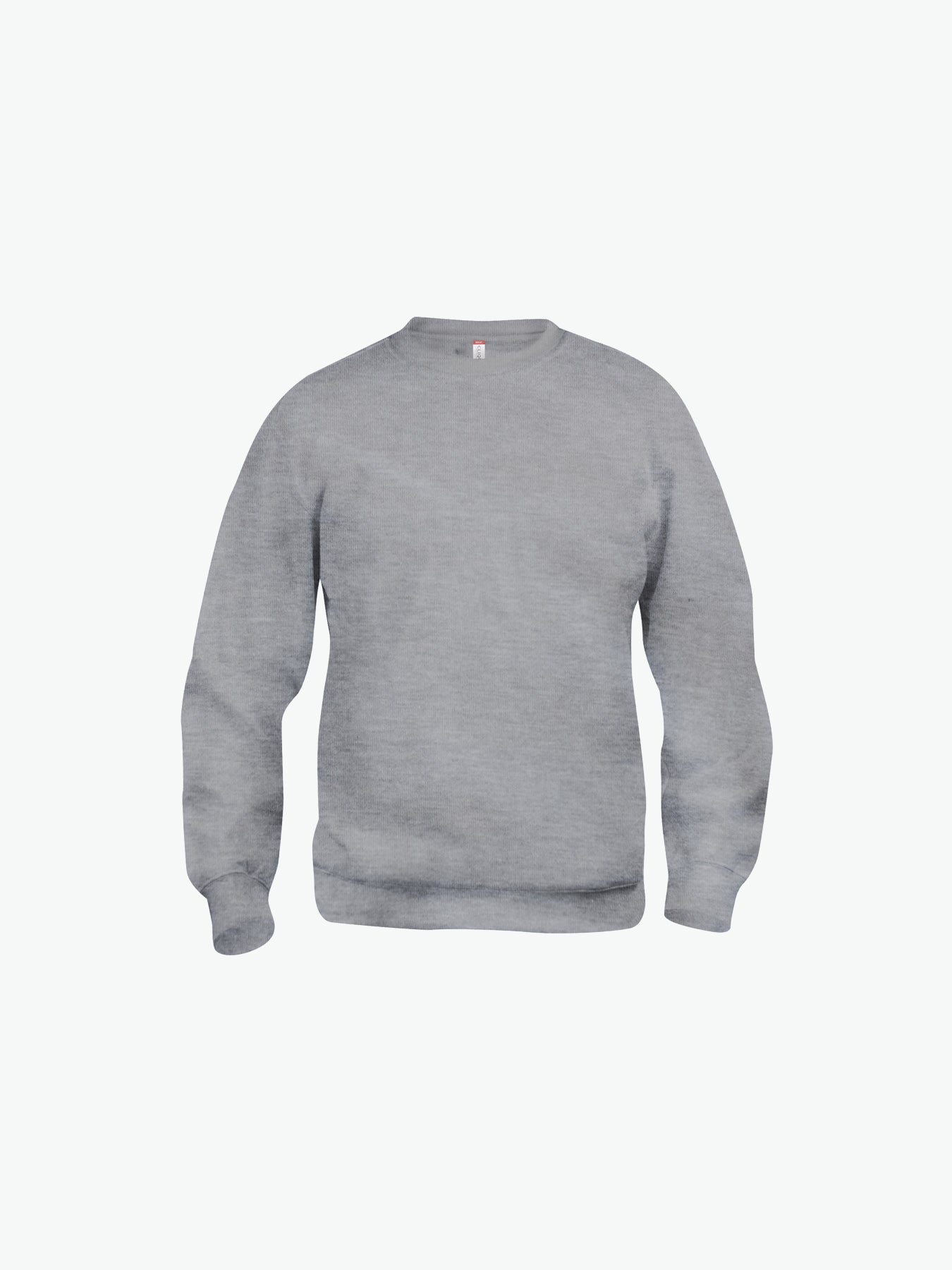 Clique Basic Roundneck - Grijsmelange Sweater Clique XS