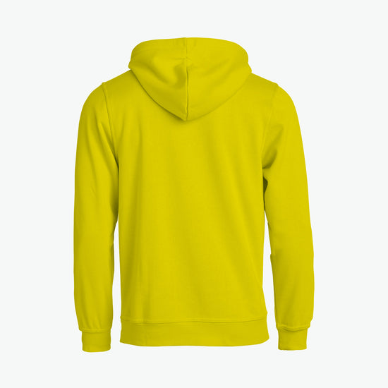 Clique Basic Hoody - Signaalgeel Hoodie Clique