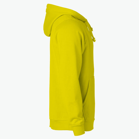 Clique Basic Hoody - Signaalgeel Hoodie Clique