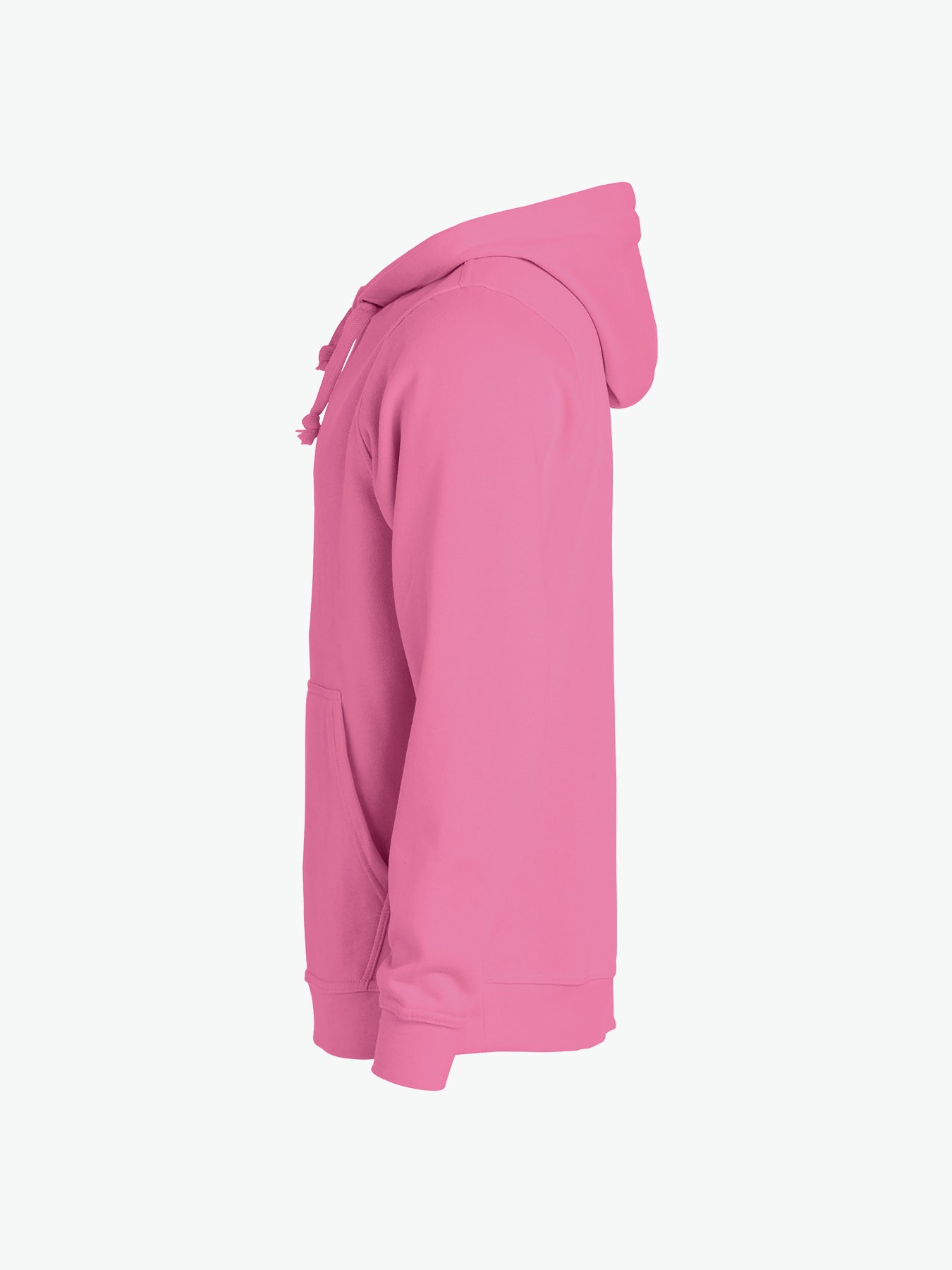Clique Basic Hoody - Helder Roze Hoodie Clique