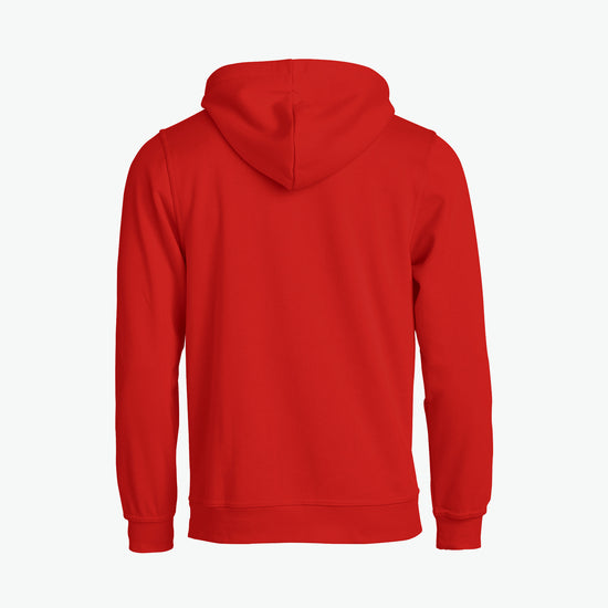 Clique Basic Hoody - Rood Hoodie Clique