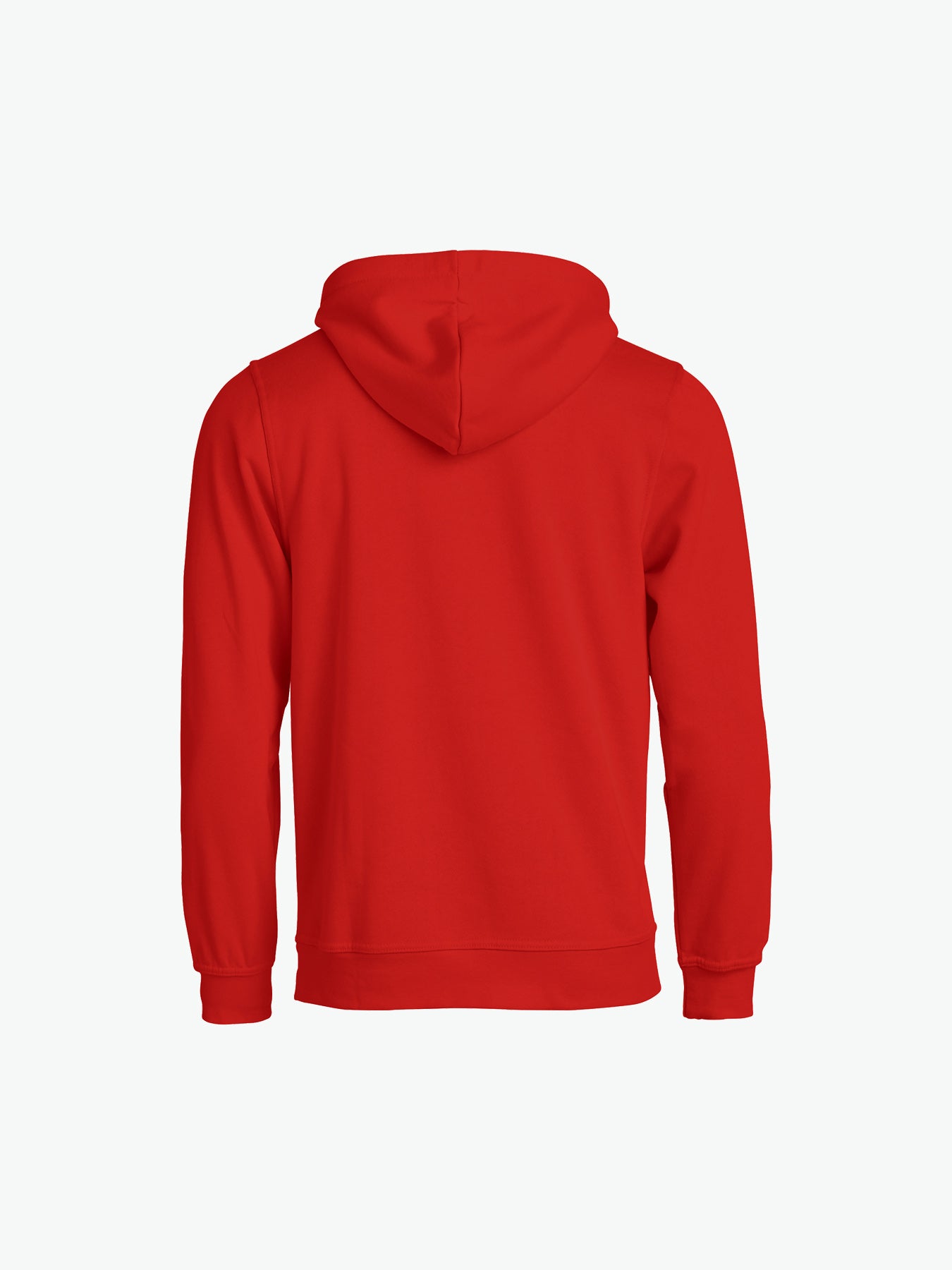 Clique Basic Hoody - Rood Hoodie Clique