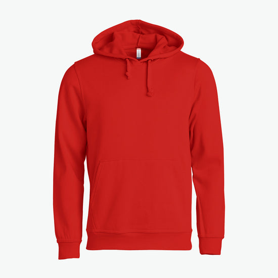 Clique Basic Hoody - Rood Hoodie Clique XS