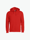 Clique Basic Hoody - Rood Hoodie Clique XS
