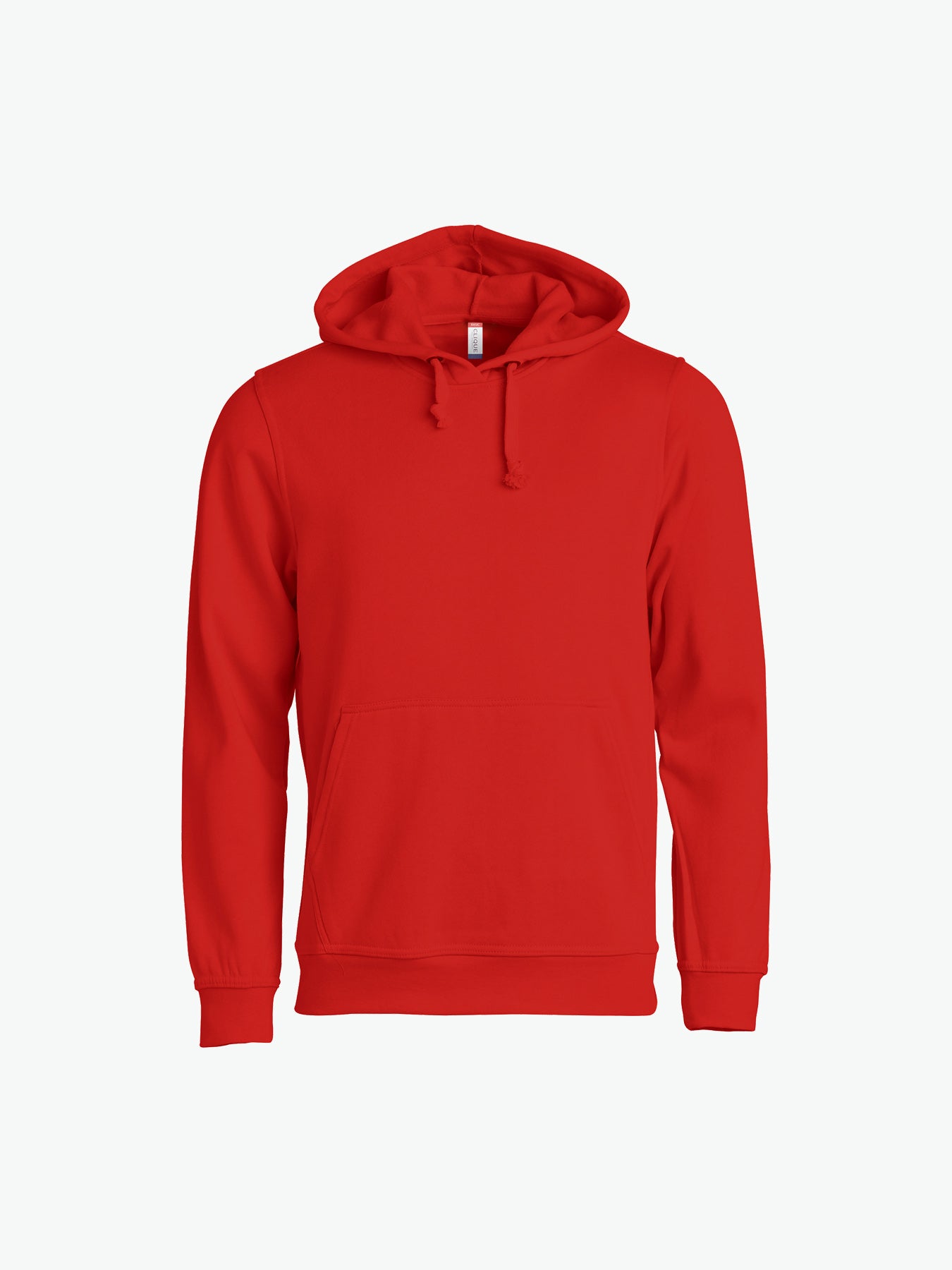 Clique Basic Hoody - Rood Hoodie Clique XS