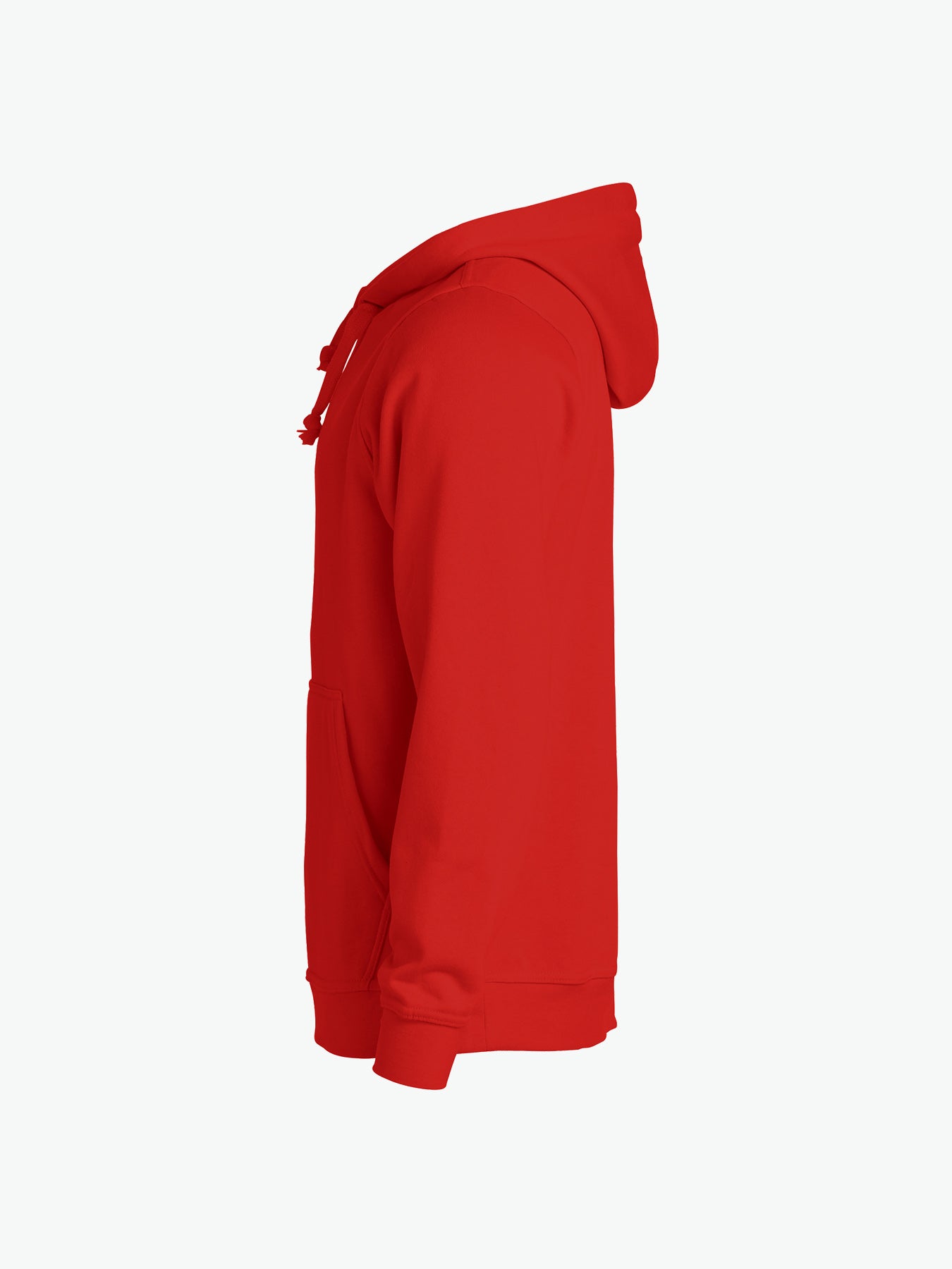 Clique Basic Hoody - Rood Hoodie Clique