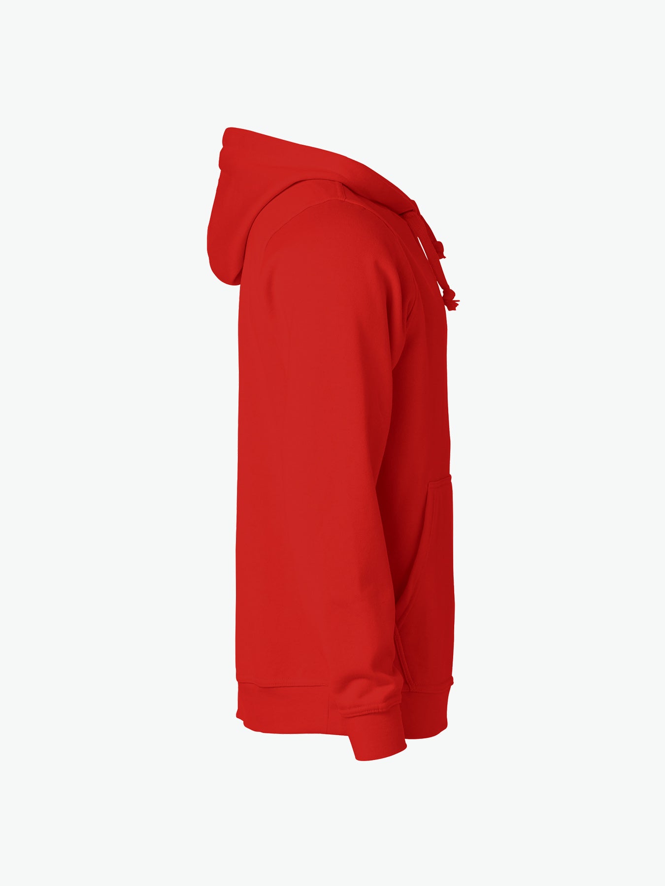Clique Basic Hoody - Rood Hoodie Clique