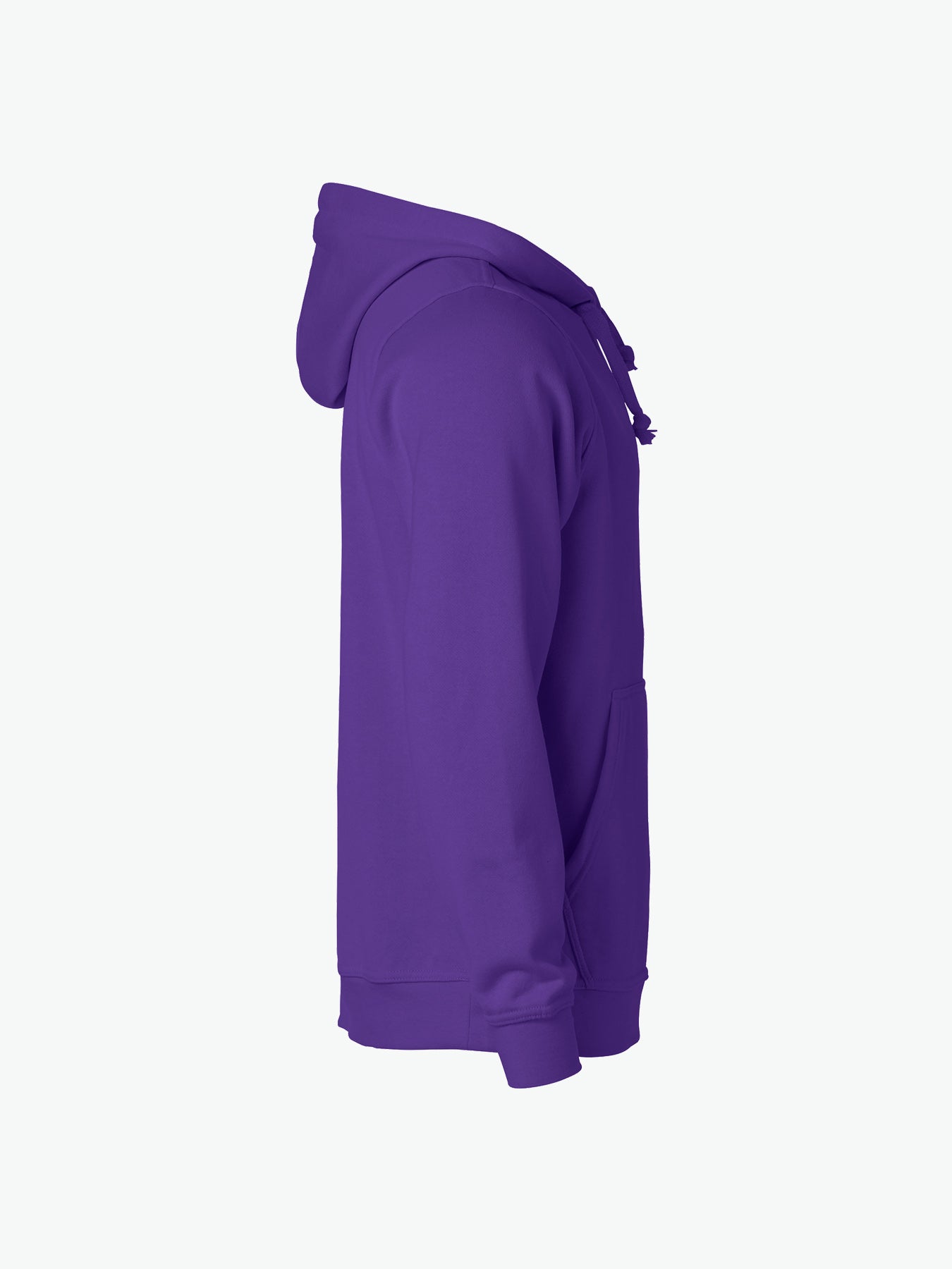 Clique Basic Hoody - Helder Lila Hoodie Clique