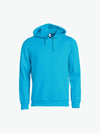Clique Basic Hoody - Turquoise Hoodie Clique XS