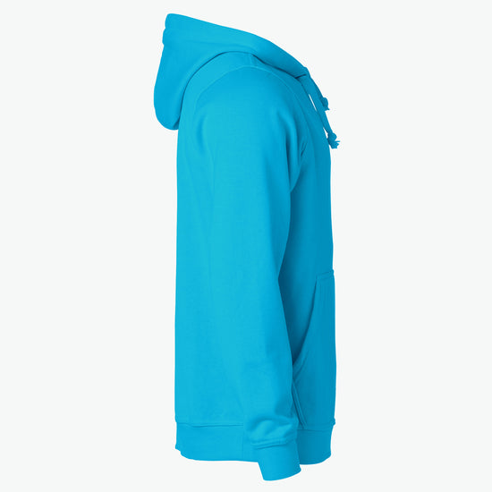 Clique Basic Hoody - Turquoise Hoodie Clique