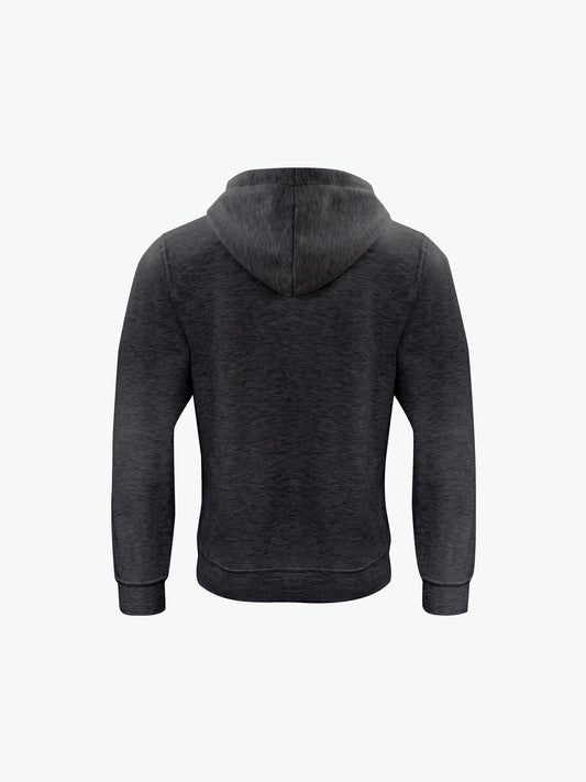Clique Basic Hoody - Antraciet Melange Hoodie Clique