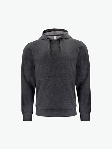 Clique Basic Hoody - Antraciet Melange Hoodie Clique XS