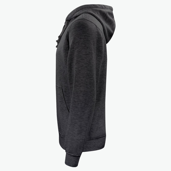Clique Basic Hoody - Antraciet Melange Hoodie Clique