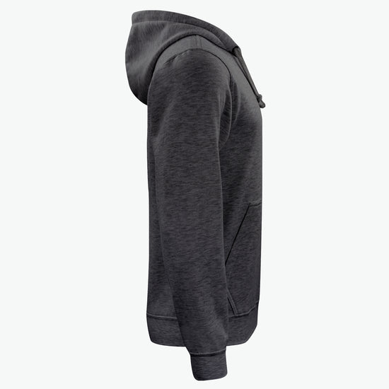 Clique Basic Hoody - Antraciet Melange Hoodie Clique