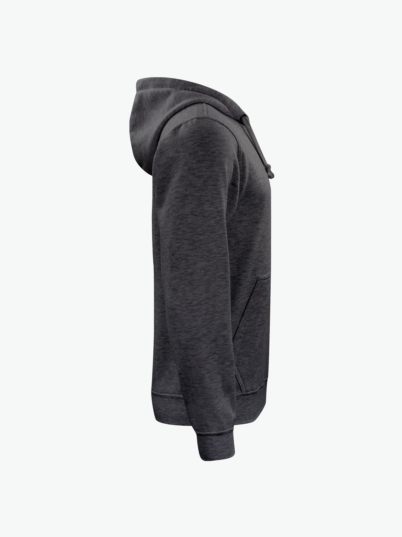 Clique Basic Hoody - Antraciet Melange Hoodie Clique