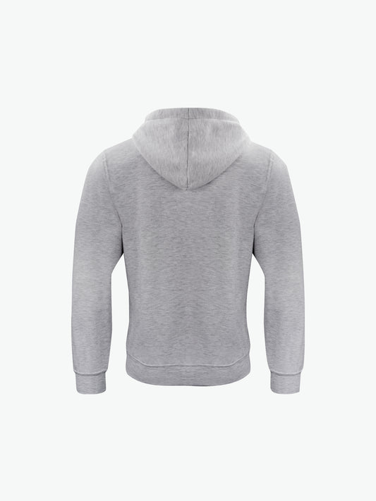 Clique Basic Hoody - Grijsmelange Hoodie Clique