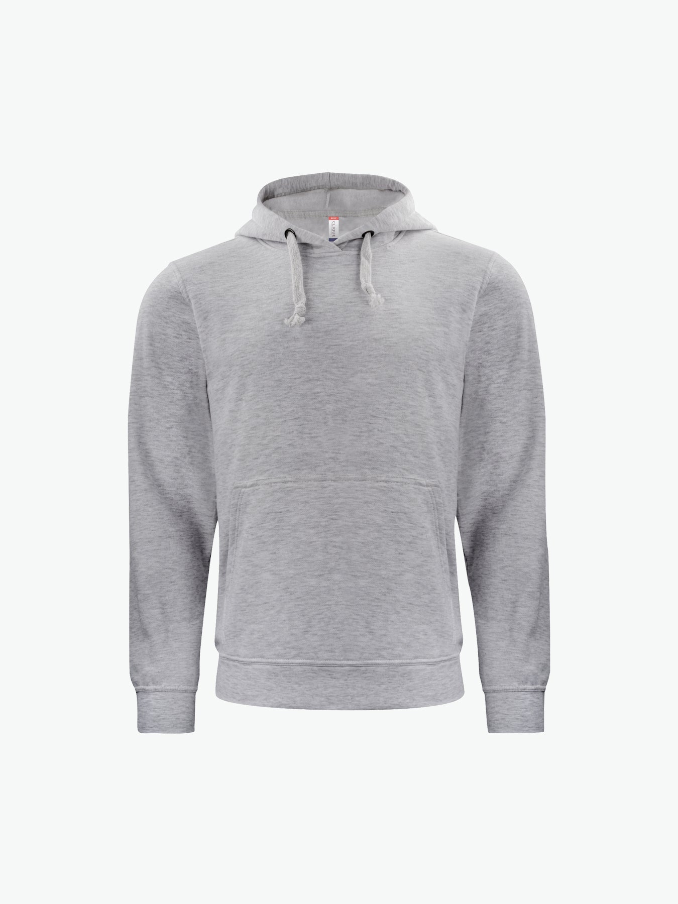 Clique Basic Hoody - Grijsmelange Hoodie Clique XS