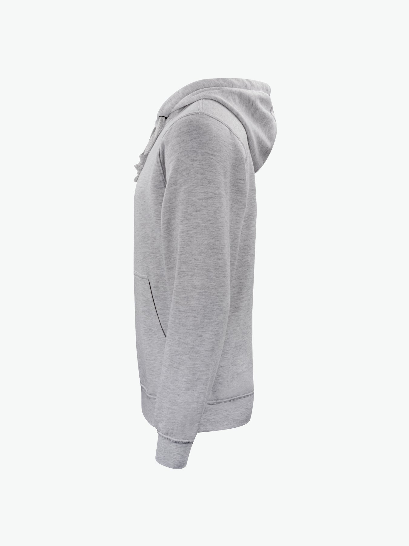 Clique Basic Hoody - Grijsmelange Hoodie Clique