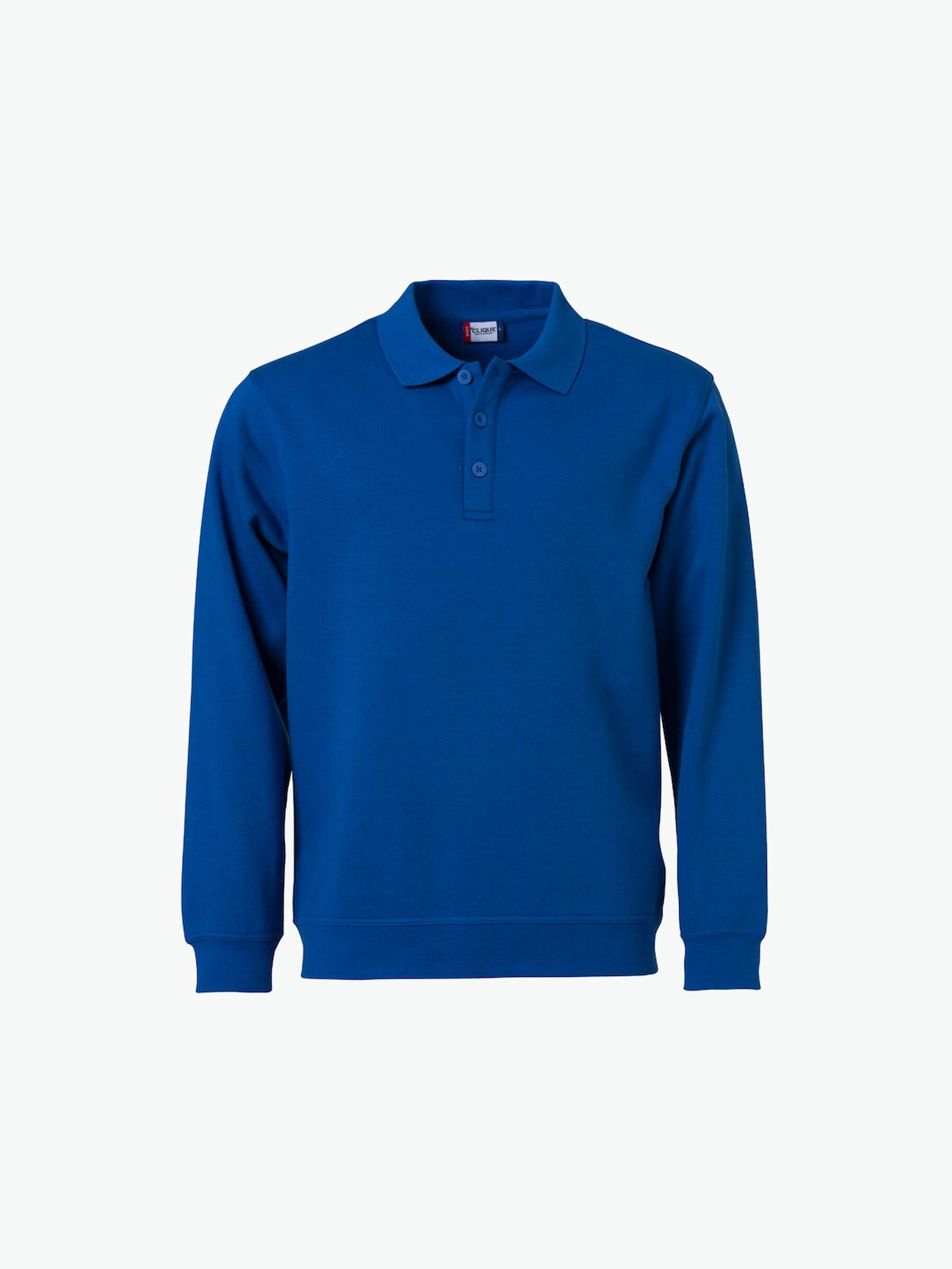 Clique Basic Polo Sweater - Kobalt Polosweater Clique XS