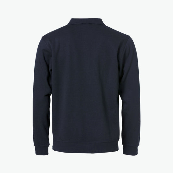 Clique Basic Polo Sweater - Dark Navy Polosweater Clique