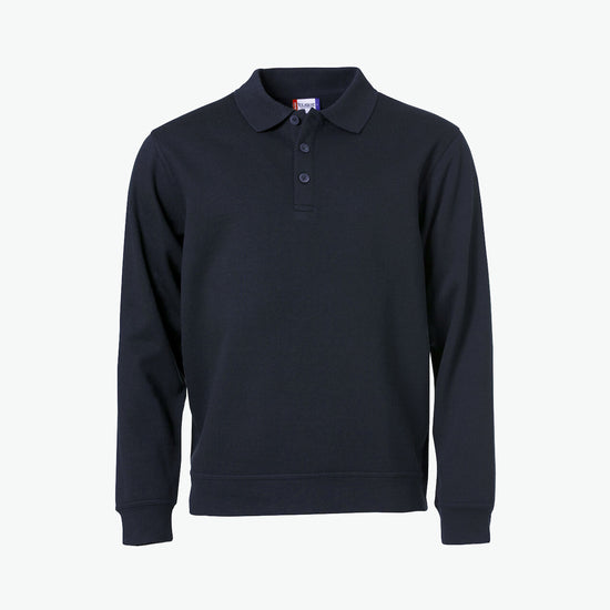 Clique Basic Polo Sweater - Dark Navy Polosweater Clique XS