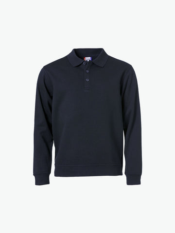 Clique Basic Polo Sweater - Dark Navy Polosweater Clique XS