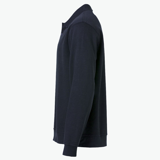 Clique Basic Polo Sweater - Dark Navy Polosweater Clique